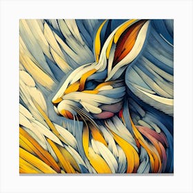 Wild Animal Illustration 290 Canvas Print