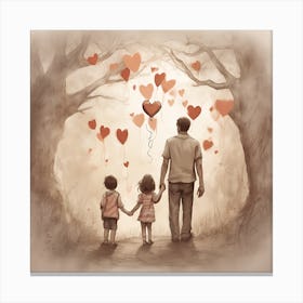 Valentine'S Day Canvas Print