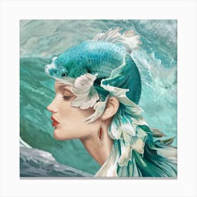 Mermaid Canvas Print