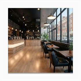 Modern design of Coffee Shop Canvas Print