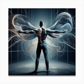 Robot Male Canvas Print