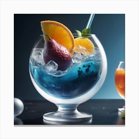 Cocktail In A Glass 2 Canvas Print