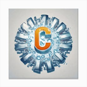 Letter C 3 Canvas Print