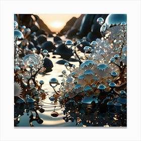 Waves Of Life 35 1 Canvas Print