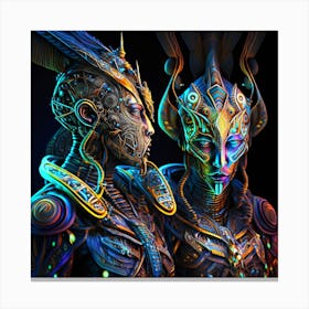 Aliens Canvas Print