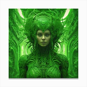 Alien Woman Canvas Print