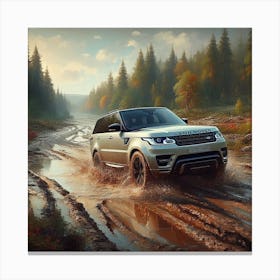 Land Rover Hd Wallpaper Canvas Print