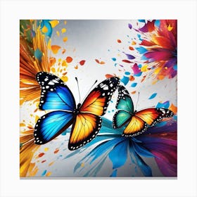 Colorful Butterflies 59 Canvas Print