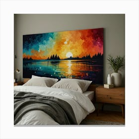 Sunset Painting Canvas Print