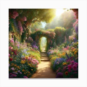 Garden Path 1 Canvas Print