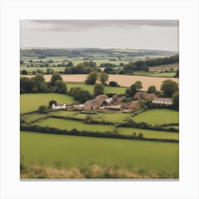 Farm In The Countryside 2 Canvas Print