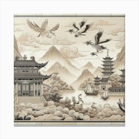 Chinese Painting 1 Canvas Print