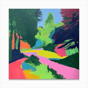Abstract Park Collection Crystal Palace Park London 1 Canvas Print