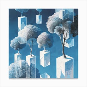 Trees In The Sky 2 Canvas Print