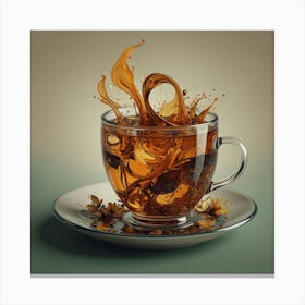 Tea Art 149 Canvas Print