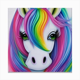 Colorful Unicorn Canvas Print