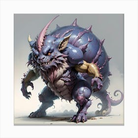 Monster Creature Canvas Print