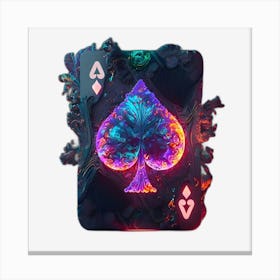 Ace Of Spades Canvas Print