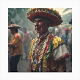 Mexican Man 2 Canvas Print