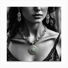 Details And Close Ups Of Complex Jewelry (3) Canvas Print