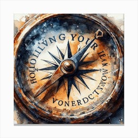 Compass 3 Canvas Print