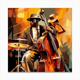 Jazz Musicians 24 Canvas Print