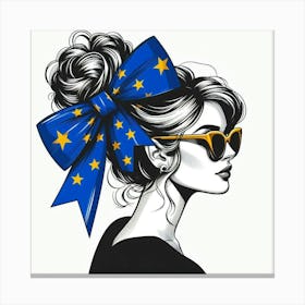 EU girl 1 Canvas Print