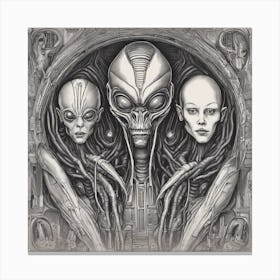 Aliens 1 Canvas Print