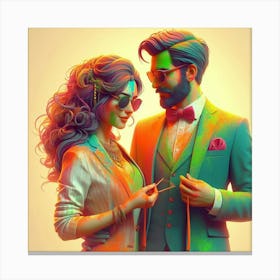 Sexy Couple Canvas Print