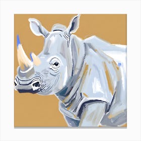 White Rhinoceros 03 1 Canvas Print