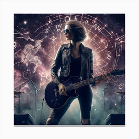 Astrology music 3 Canvas Print