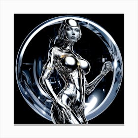 Futuristic Woman 7 Canvas Print