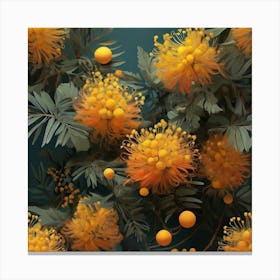 Mimosa flower 2 Canvas Print