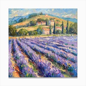 Lavender Field 14 Canvas Print