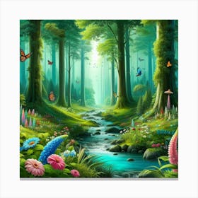 Fairy Forest 16 Canvas Print