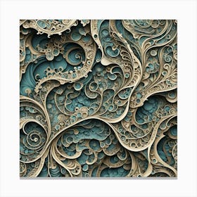 Abstract Fractal Art Canvas Print