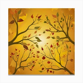 Autumn Leaves 25 Canvas Print