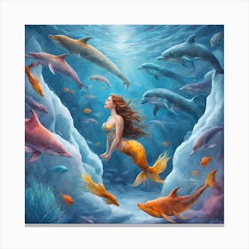 Mermaid Canvas Print