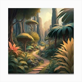 Path In The Forest 1 Canvas Print