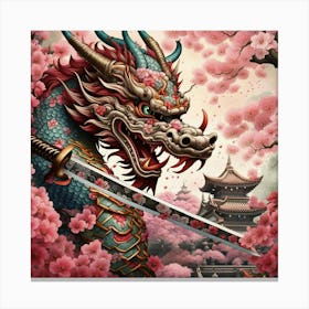 Dragon’s Blossom Canvas Print