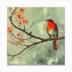 Birds. The Poem Of The Fluttering Seasons [鳥たち: 羽ばたく季節の詩] (VI) Canvas Print