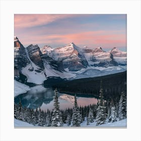 Sunrise At Lake Marie Canvas Print