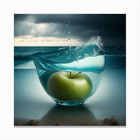Lovely Glass Apple Canvas Print
