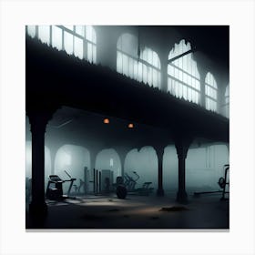 Dark Gym Canvas Print