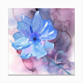 Watercolor Flower Canvas Print