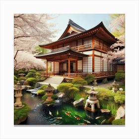 wood house Canvas Print