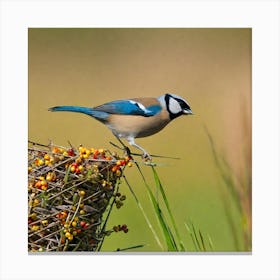 Blue Tit 55 Canvas Print