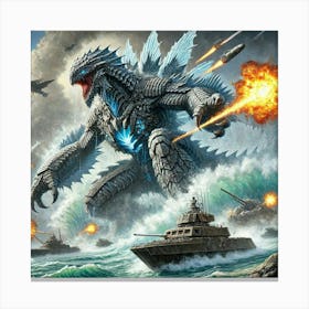 Leviathanus Deep Striker Iron Commonwealth Canvas Print