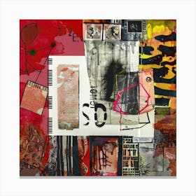 Dada Composition No 33 Canvas Print