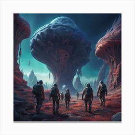 Exploring the Unknown 1 Canvas Print